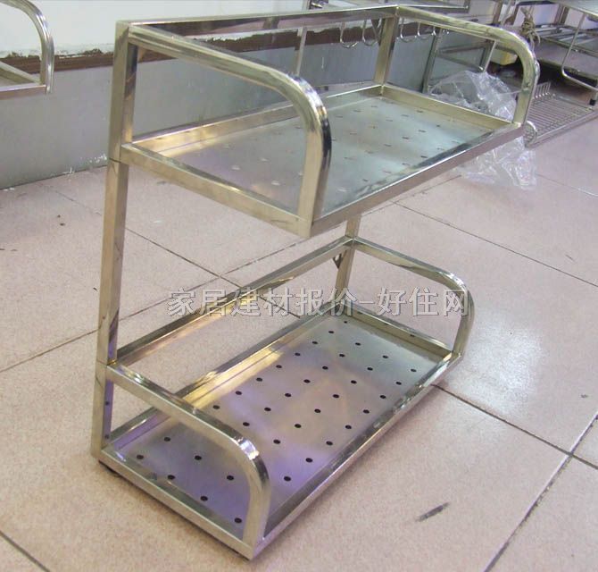 厨卫置物架 W350×H300×D150mm 6B350不锈钢 2层