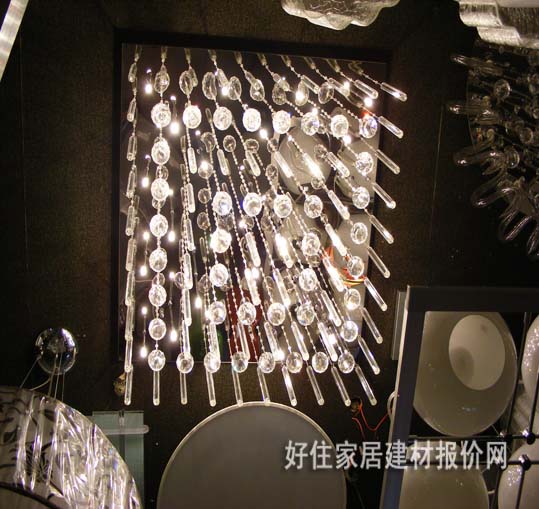吸顶灯 客厅吸顶灯802838 方形 大型奢华风格 透明玻璃