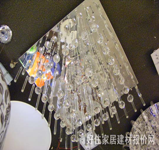 新金汇吸顶灯 客厅吸顶灯802838 方形 大型奢华风格 透明玻璃
