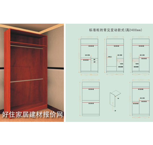 森凯大衣柜衣帽间 板式 板式