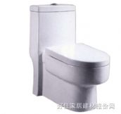 达尔舒连体马桶坐厕 A088 720mm× 370mm× 高800mm 