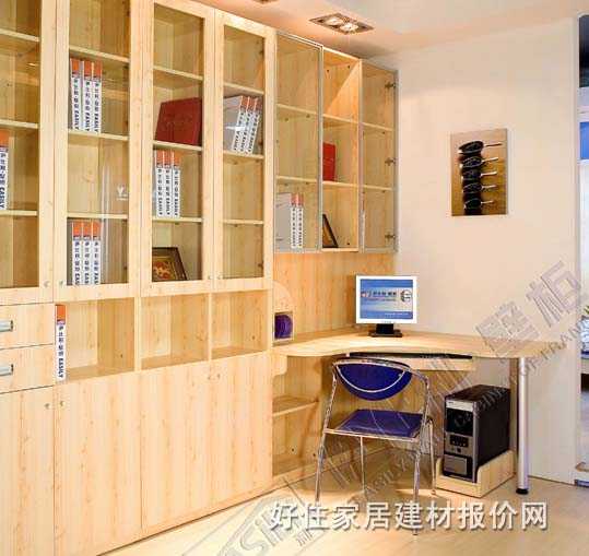 书房书架书柜 ES012 板式