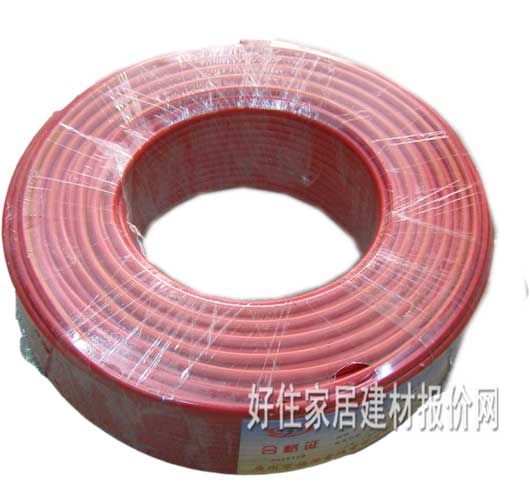 汾江单芯电线电缆 汾江阻燃双塑铜芯聚氯烯电线 2.5m㎡ ZR-BVV 100米