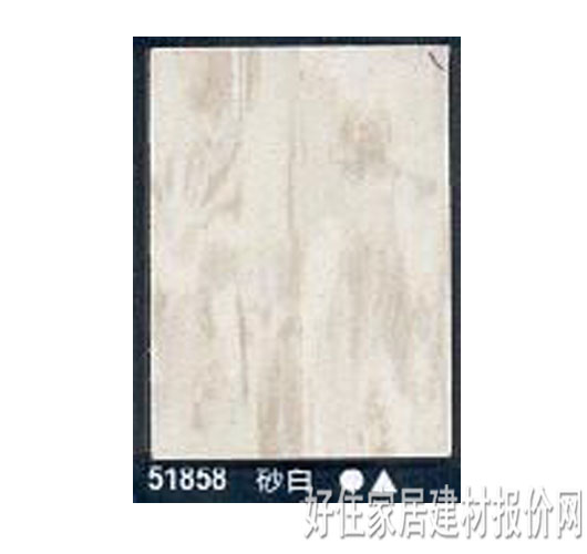 橡胶地板 砂白石英胶地板 300×300mm